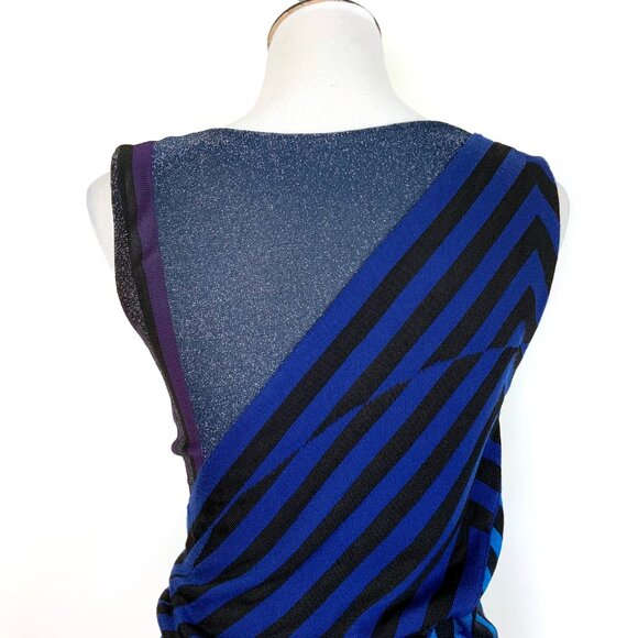 Gucci Cowl Neck Mix Media Knit Sleeveless Top Sz 6-8 - Picture 5 of 16